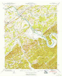 Download a high-resolution, GPS-compatible USGS topo map for Vonore, TN (1960 edition)