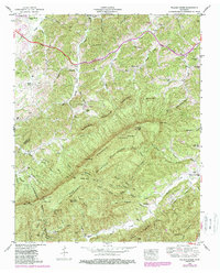 Download a high-resolution, GPS-compatible USGS topo map for Walden Creek, TN (1988 edition)