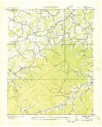 Download a high-resolution, GPS-compatible USGS topo map for Walden Creek, TN (1935 edition)