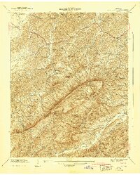 Download a high-resolution, GPS-compatible USGS topo map for Walden Creek, TN (1941 edition)