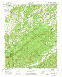 Download a high-resolution, GPS-compatible USGS topo map for Walden Creek, TN (1975 edition)