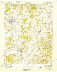 Download a high-resolution, GPS-compatible USGS topo map for Wartrace, TN (1951 edition)