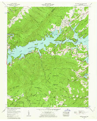 preview thumbnail of historical topo map of Carter County, TN in 1960