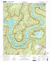 Download a high-resolution, GPS-compatible USGS topo map for Wauhatchie, TN (1984 edition)