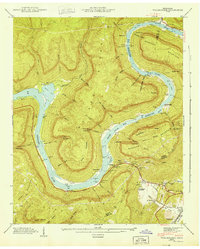 Download a high-resolution, GPS-compatible USGS topo map for Wauhatchie, TN (1943 edition)