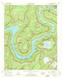 Download a high-resolution, GPS-compatible USGS topo map for Wauhatchie, TN (1972 edition)