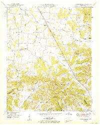 Download a high-resolution, GPS-compatible USGS topo map for Webbs Jungle, TN (1951 edition)