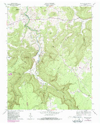 Download a high-resolution, GPS-compatible USGS topo map for Welchland, TN (1986 edition)