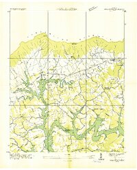 Download a high-resolution, GPS-compatible USGS topo map for Well Spring, TN (1935 edition)