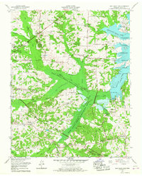 Download a high-resolution, GPS-compatible USGS topo map for West Sandy Dike, TN (1967 edition)
