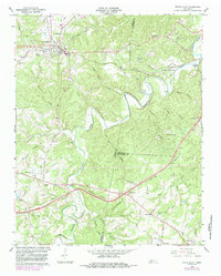 preview thumbnail of historical topo map of White Bluff, TN in 1966