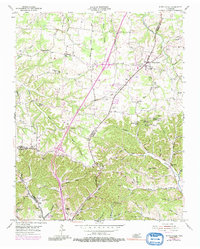 Download a high-resolution, GPS-compatible USGS topo map for White House, TN (1991 edition)