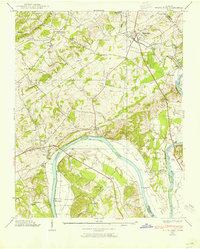 Download a high-resolution, GPS-compatible USGS topo map for White Pine, TN (1954 edition)
