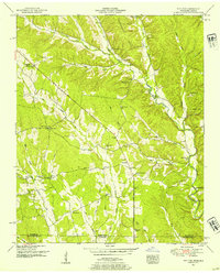 Download a high-resolution, GPS-compatible USGS topo map for Whitten, TN (1954 edition)
