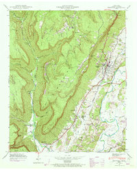 Download a high-resolution, GPS-compatible USGS topo map for Whitwell, TN (1973 edition)