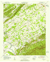 Download a high-resolution, GPS-compatible USGS topo map for Wildwood, TN (1955 edition)