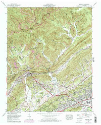 Download a high-resolution, GPS-compatible USGS topo map for Windrock, TN (1987 edition)