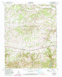 Download a high-resolution, GPS-compatible USGS topo map for Woodlawn, TN (1980 edition)