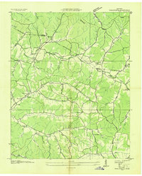 1936 Map of Houston County, TN