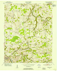 Download a high-resolution, GPS-compatible USGS topo map for Youngville, TN (1953 edition)