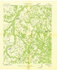 1936 Map of Yuma, TN