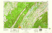 preview thumbnail of historical topo map of Chattanooga, TN in 1960