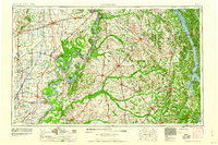 1956 Map of Dyersburg, 1960 Print