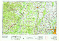 1953 Map of Memphis, 1979 Print