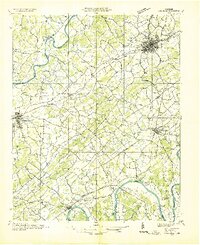 1935 Map of Dandridge