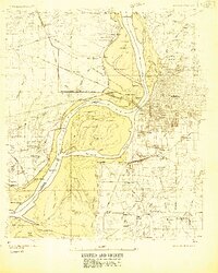 1925 Map of Memphis