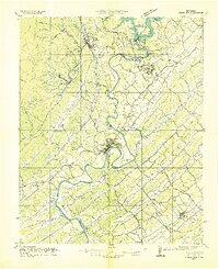 1936 Map of Briceville, TN