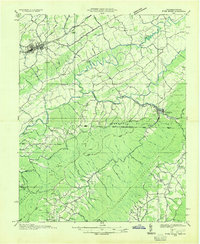preview thumbnail of historical topo map of Washington County, TN in 1935