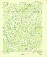 preview thumbnail of historical topo map of Cocke County, TN in 1935