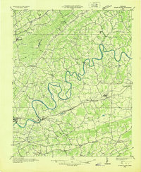 1935 Map of Straw Plains