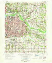 1961 Map of Bartlett