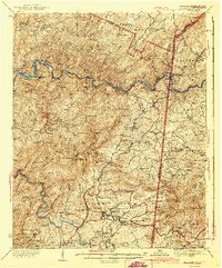 1943 Map of Ducktown