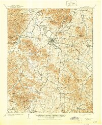 preview thumbnail of historical topo map of Franklin, TN in 1909
