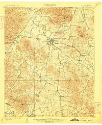 preview thumbnail of historical topo map of Franklin, Williamson County, TN in 1909