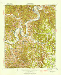 Download a high-resolution, GPS-compatible USGS topo map for Gainesboro, TN (1954 edition)