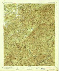 preview thumbnail of historical topo map of Monroe County, TN in 1937