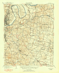 preview thumbnail of historical topo map of Davidson County, TN in 1932