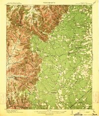 1913 Map of Hollow Springs