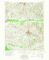 1972 Map of Martin, TN