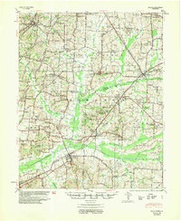 1954 Map of Arlington, TN
