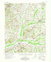 1969 Map of Arlington, TN