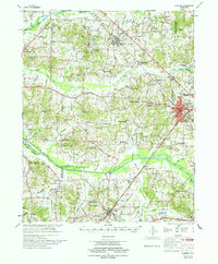 preview thumbnail of historical topo map of McKenzie, TN in 1977
