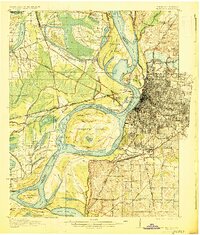 1927 Map of Memphis