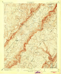 1910 Map of Pikeville, TN