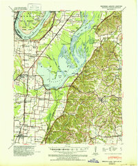 Download a high-resolution, GPS-compatible USGS topo map for Reelfoot Lake, TN (1939 edition)