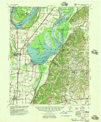 preview thumbnail of historical topo map of Obion County, TN in 1956